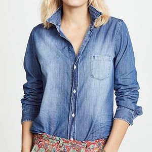 Frank & Eileen Denim button down collared shirt